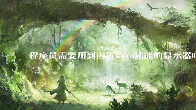 程序员需要用到内置kvm功能的显示器吗？或者是外置的kvm切换器吗？