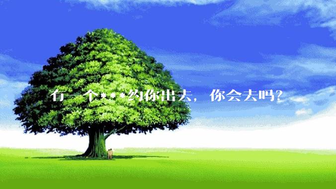 有一个***约你出去，你会去吗？